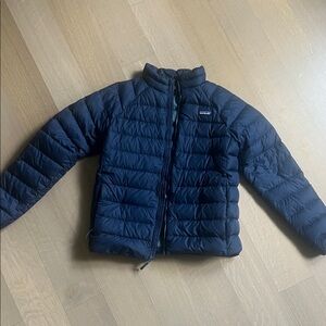 Patagonia Kids Blue Puffer Jacket (sizeBoys xxl 16-18, More like boys 14-15)